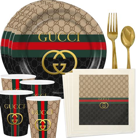 gucci party plates